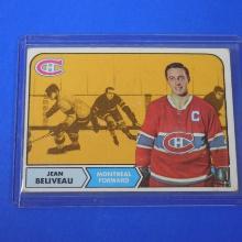1968-69 TOPPS #61 JEAN BELIVEAU CANADIENS