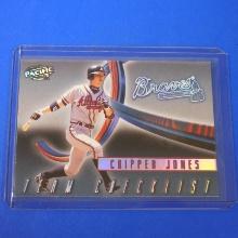 1999 PACIFIC CHIPPER JONES TEAM CHECKLIST BRAVES
