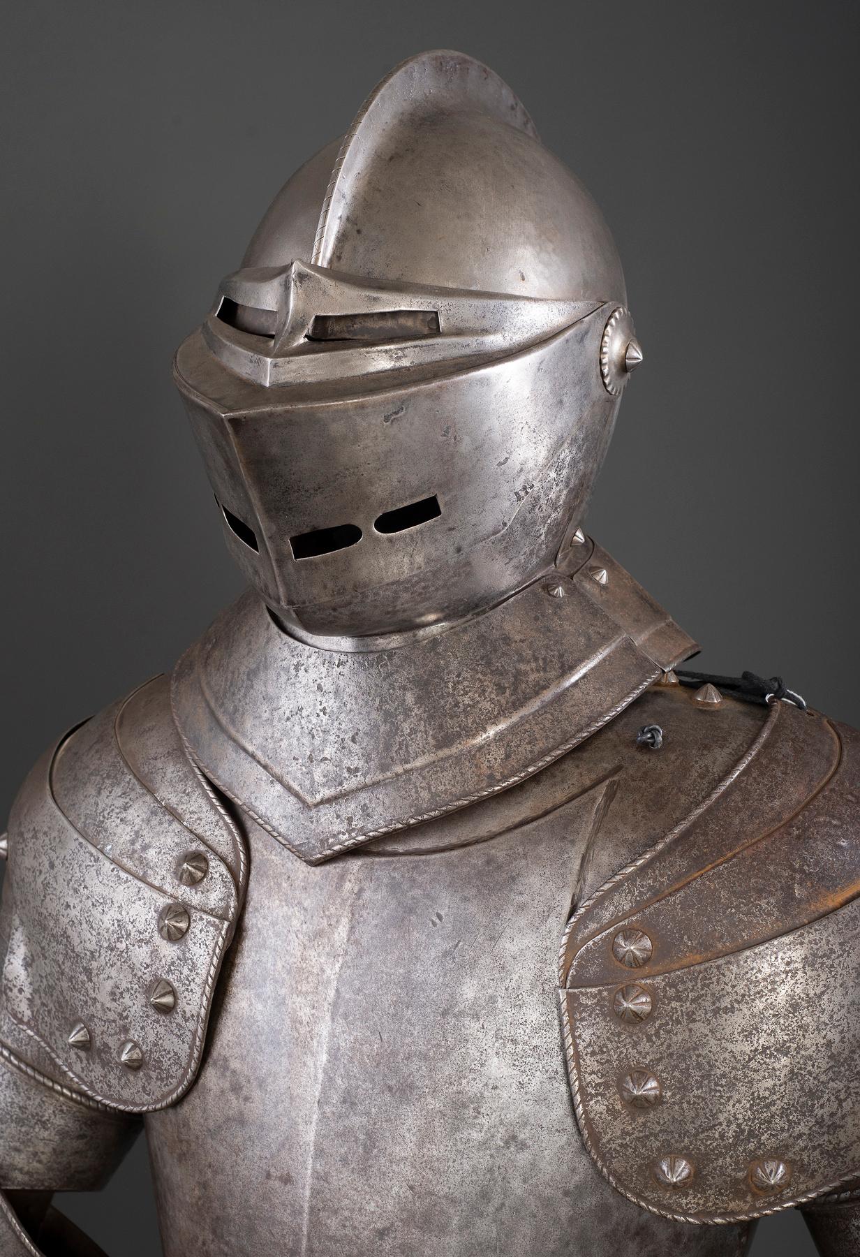 Complete "Cap-A-Pied" Suit of European Armor