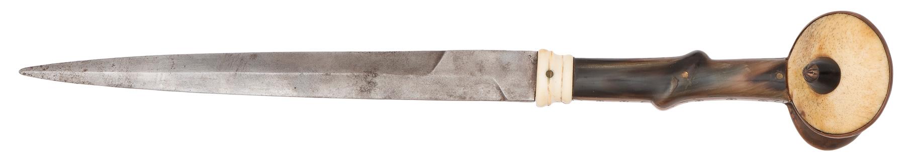 An Extremely Rare Eared Dagger Italian Circa 1500 (?)