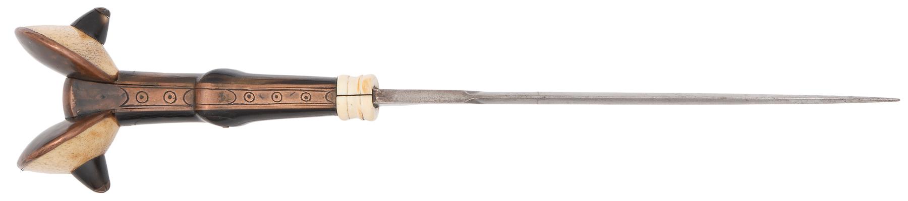 An Extremely Rare Eared Dagger Italian Circa 1500 (?)