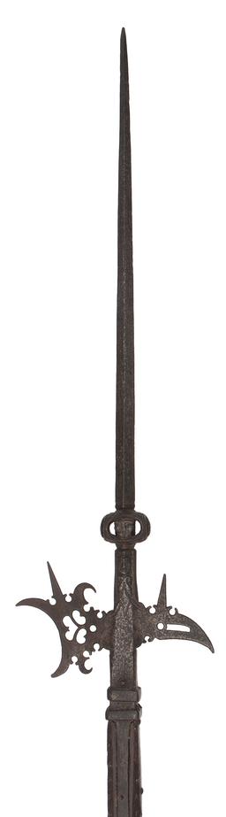 A Pierced Italian Polearm (Halberd) Circa 1590