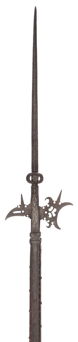 A Pierced Italian Polearm (Halberd) Circa 1590