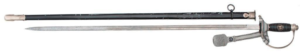 German WWII Model 1936 SS officer Sword With Portepee