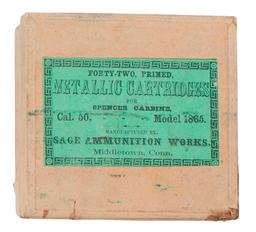 Box of Sage Ammunition Works .56-50 Spencer Ammunition