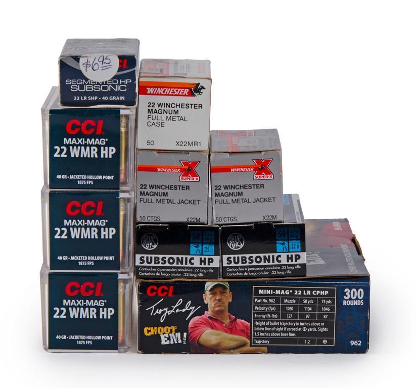 750 Rounds of .22 Caliber Ammunition