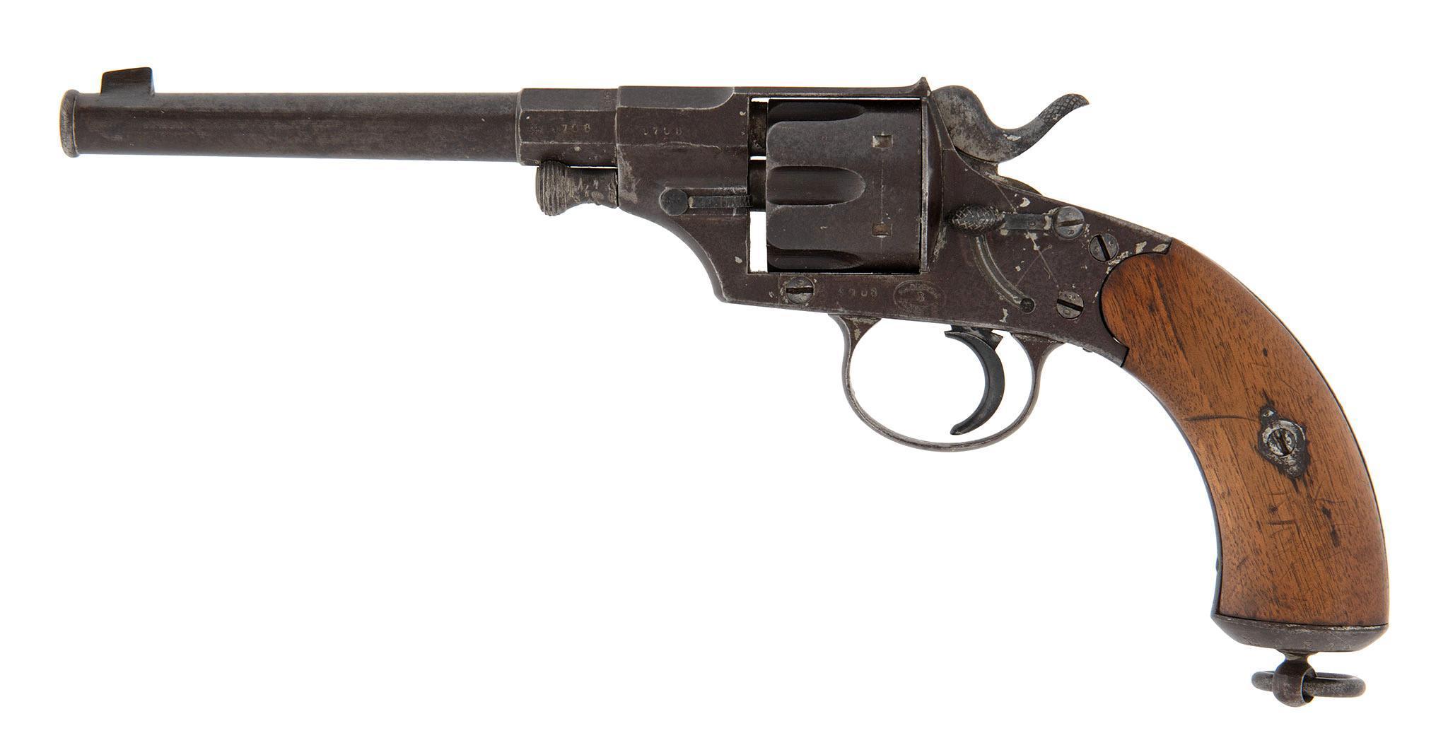 Early Dreyse Model 1879 Reichsrevolver Military Revolver