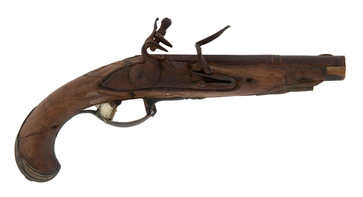 Early European Flintlock Pistol