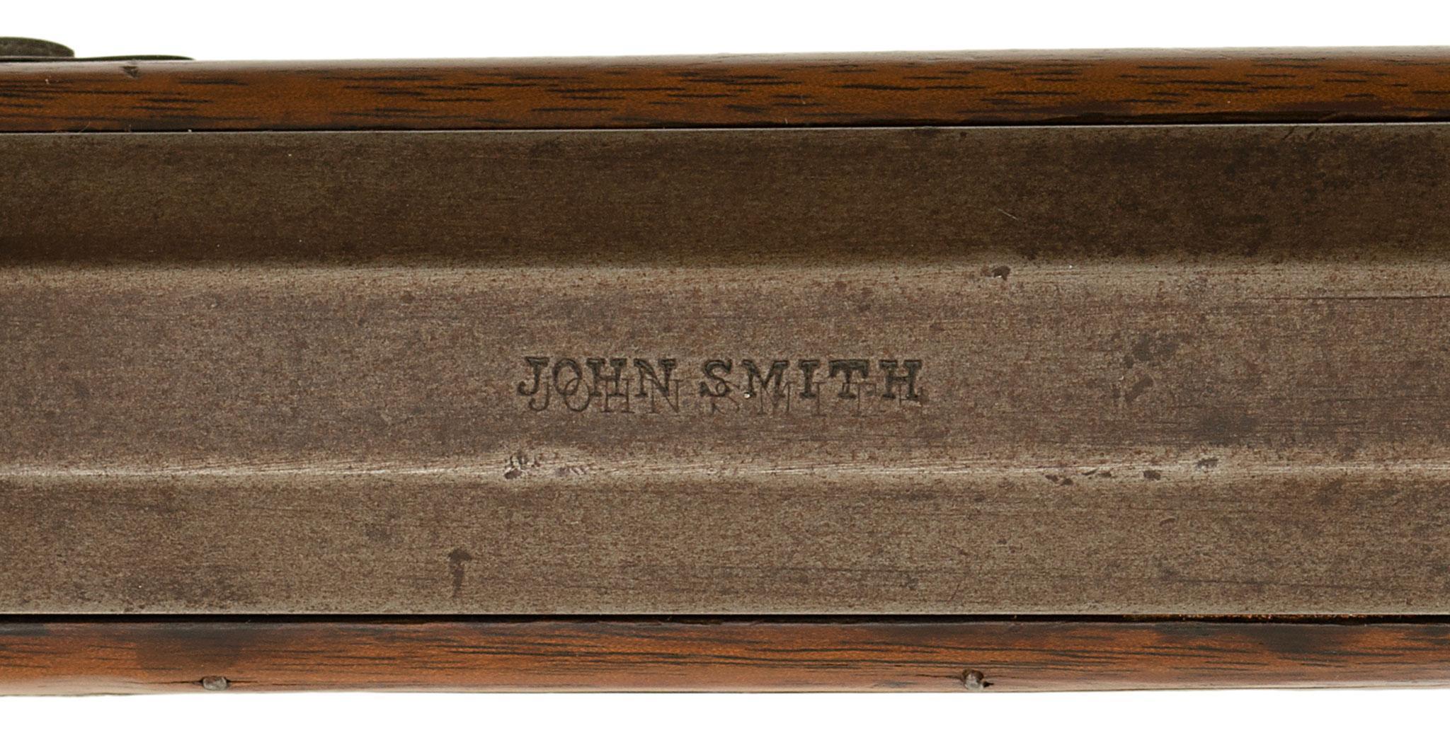 Percussion Half Stock Rifle By John Smith
