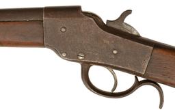 Early Single Shot Rifle By Hopkins & Allen