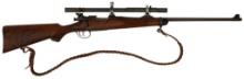 **Custom Engraved Springfield Model 1922 Rifle With Unertl Scope