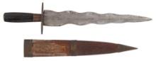 Relic Filipino Made Knife Presented To Geo E. Learned By Co H 6th Regt USA