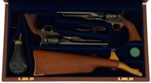 Cased Pair Of Colt Armies Comemorating The Cavalry