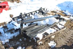 (3) 5' HEAVY DUTY SPIKE TOOTH HARROW SECTION,