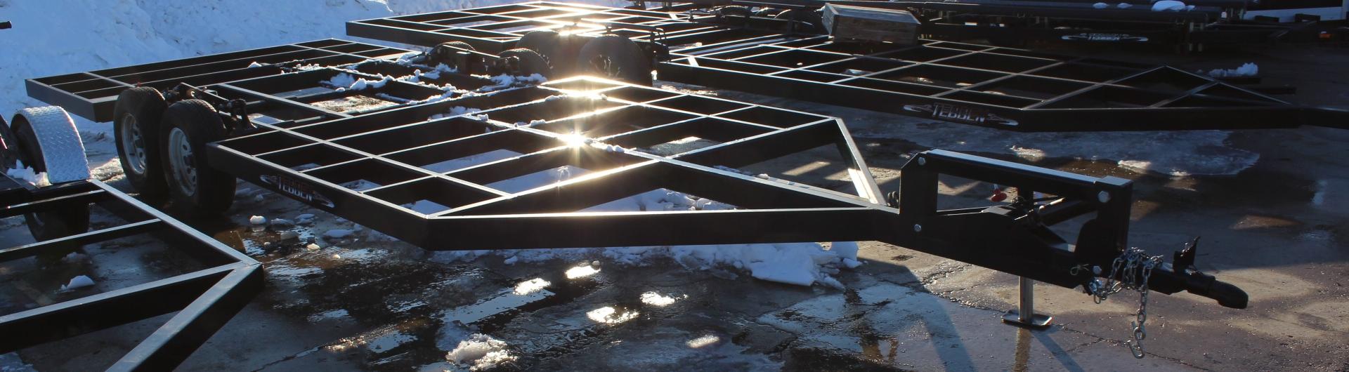 NEW 102" X 18' TEBBEN HYD FISH HOUSE FRAME,