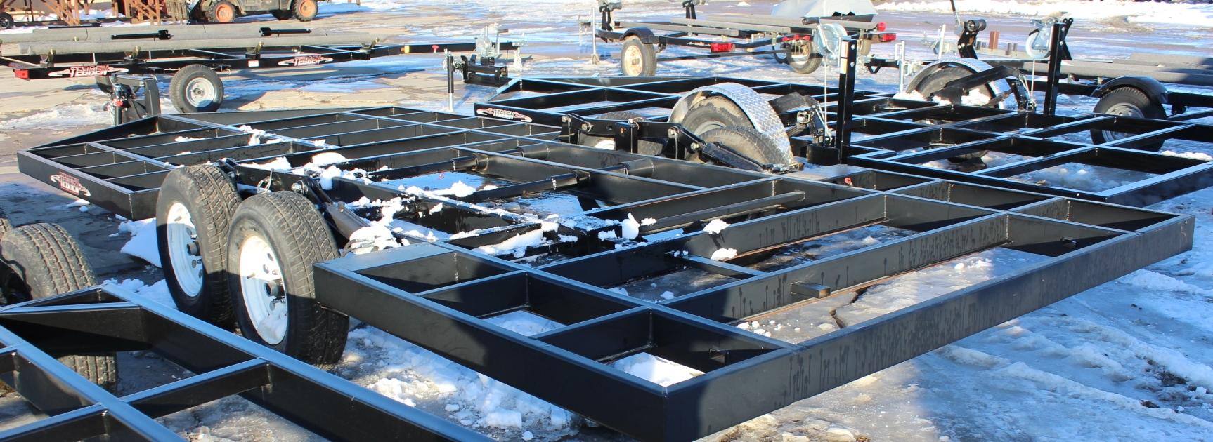 NEW 102" X 18' TEBBEN HYD FISH HOUSE FRAME,