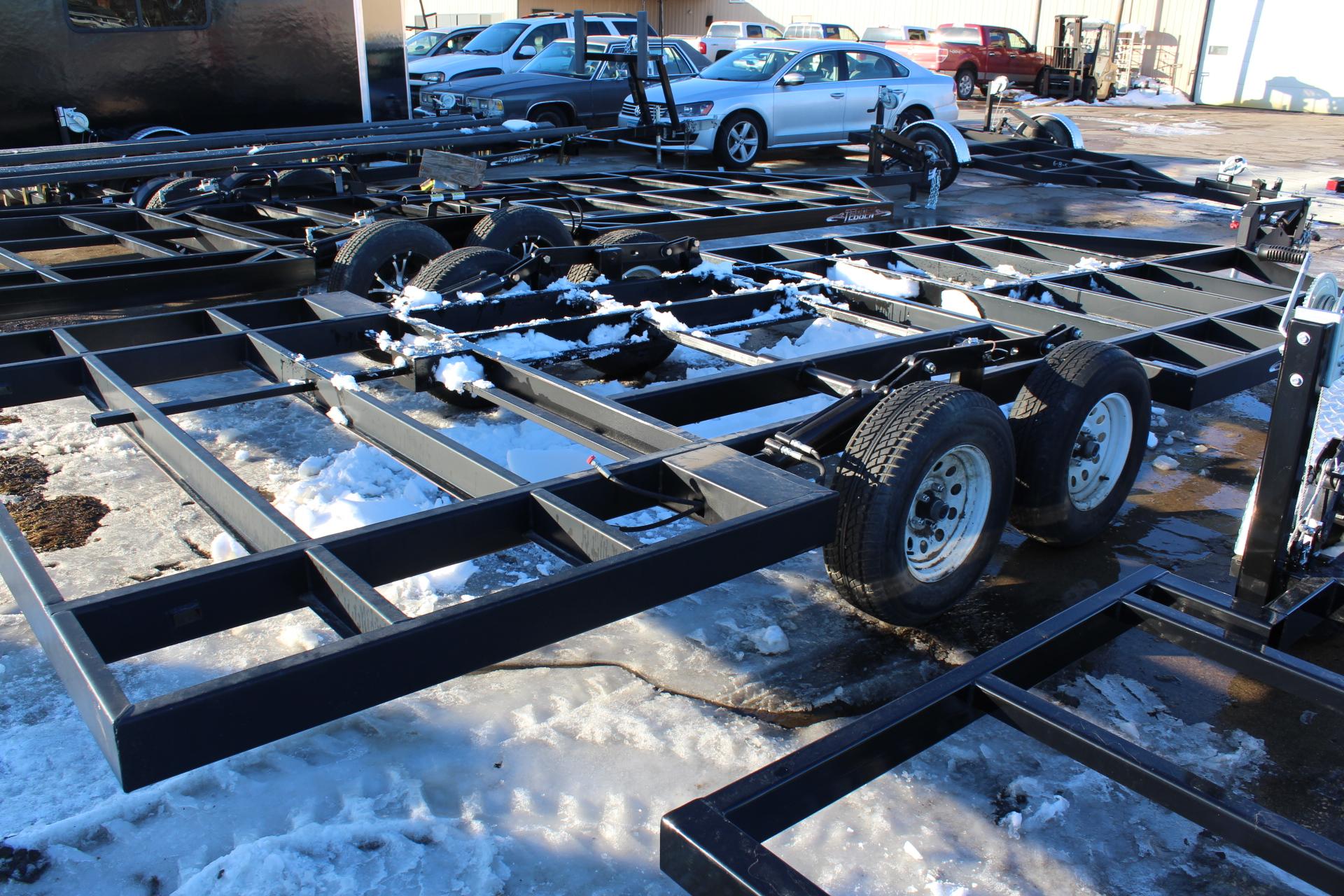 NEW 102" X 18' TEBBEN HYD FISH HOUSE FRAME,