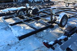 NEW 8' X 16' TEBBEN SINGLE AXLE CRANK DOWN FISH