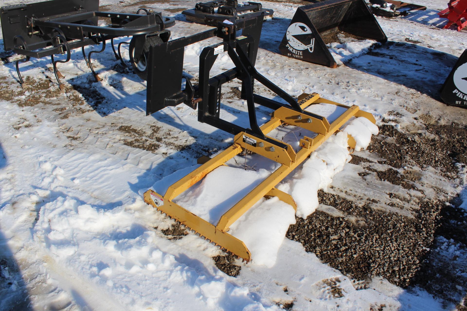 6' QUICK TACH OR 3PT PRO-GROMMER, TAX NO EXCEPTION