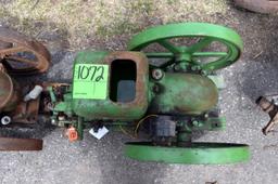 John Deere 1.5Hp Gas Engine, Mag, Original Condition, Older Restoration, SN:326077