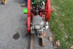Big Chief 1.5Hp Air Cooled Gas Engine, Restored, Enclosed Govenor, ING Needs Batt, Oiler, SN:47777