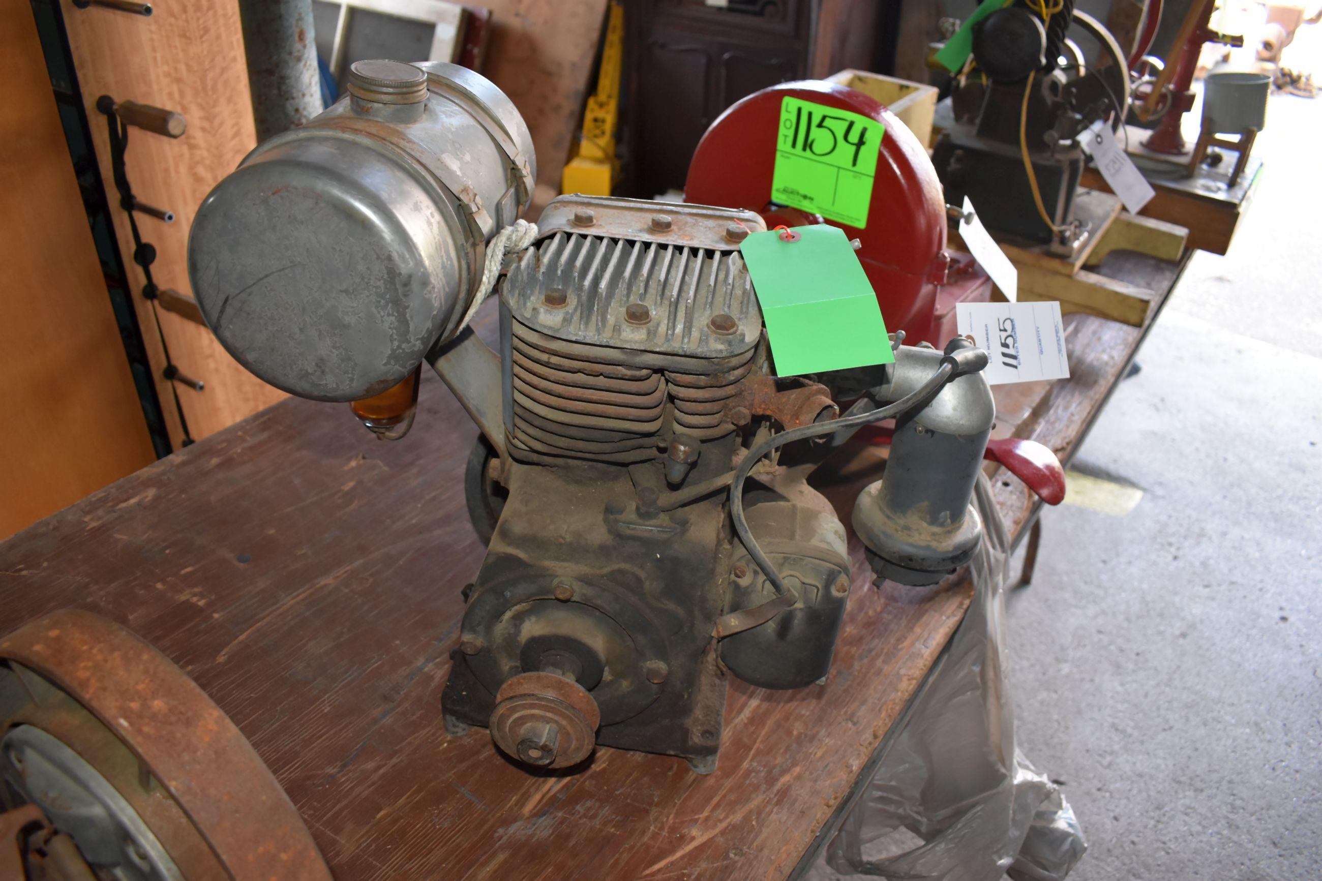 Wards 4HP Gas Engine, SN:1154775, Mag, Motor Is Free