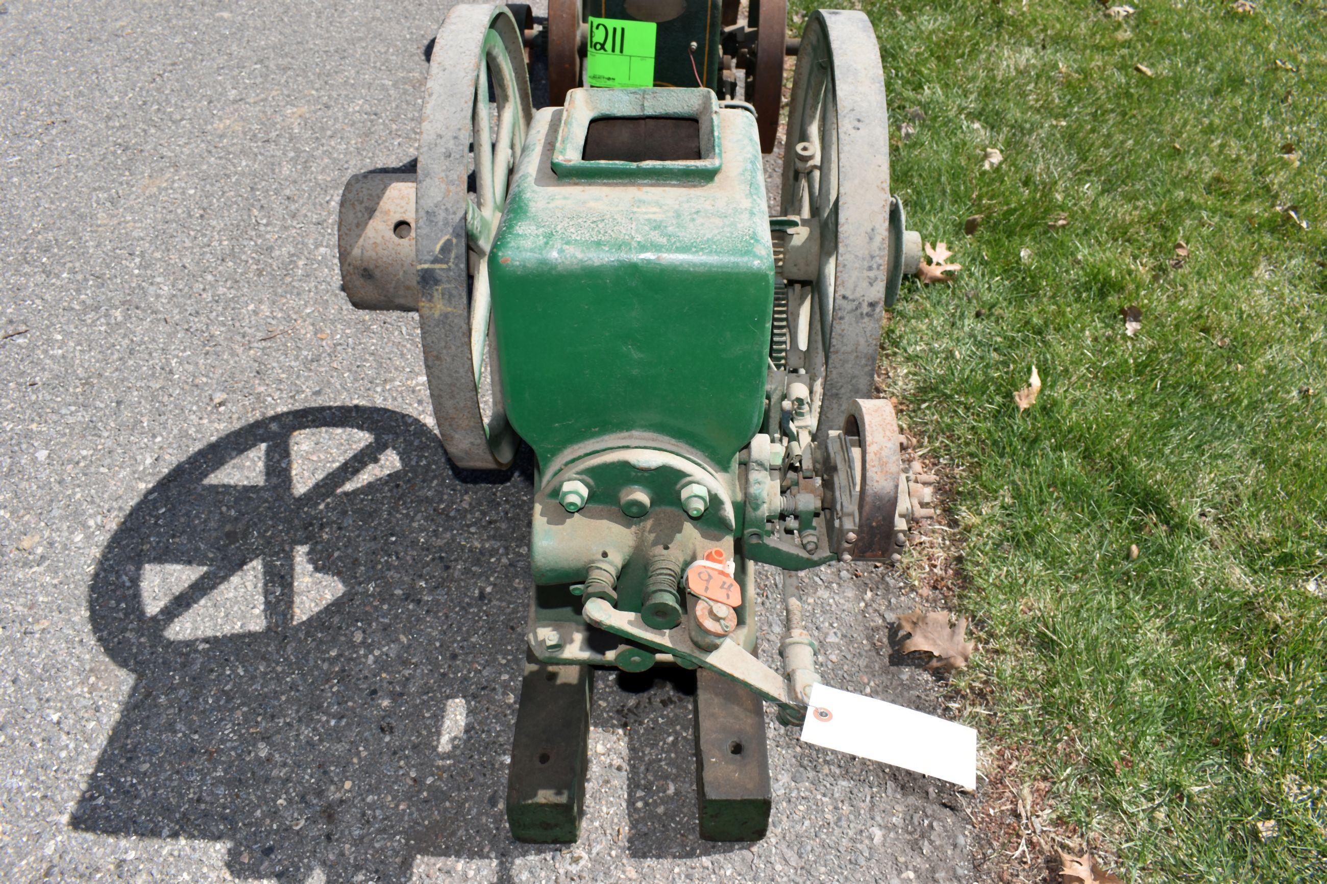 Nelson 2Hp Gas Engine, Webster Mag, Older Restoration, Water Cooled, No SN