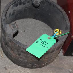 FAMOUS ENGINE PULLEY 3 LUG 12" DIAMETER CAST PULLEY