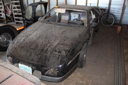 Pontiac Fiero GT, Black, Auto, no windshield, parts car