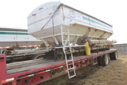 WILLMAR SIDE SHOOTER 24 FERT TENDER BOX, NEW SRT2 POWER ROLL TARP, 6 COMPARTMENT