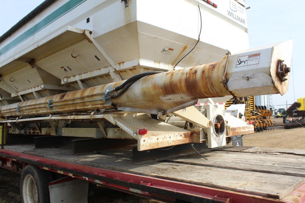 WILLMAR SIDE SHOOTER 24 FERT TENDER BOX, NEW SRT2 POWER ROLL TARP, 6 COMPARTMENT