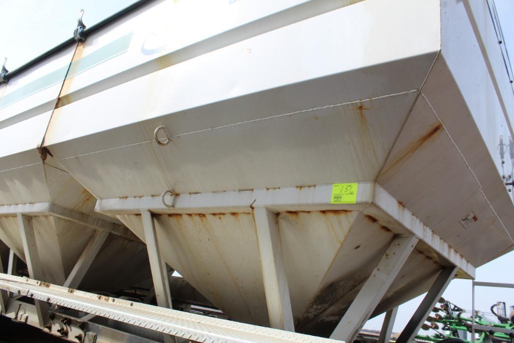 WILLMAR SIDE SHOOTER 24 FERT TENDER BOX, NEW SRT2 POWER ROLL TARP, 6 COMPARTMENT