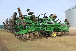 2014 JOHN DEERE 2730 DISK RIPPER, 13 SHANK, 14" 360 POINTS, SHIN GUARDS, DISK LEVELERS,