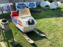 POLARIS CHARGER SNOWMOBILE, ENGINE STUCK, NO PAPER WORK