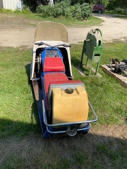 POLARIS CHARGER SNOWMOBILE, ENGINE STUCK, NO PAPER WORK