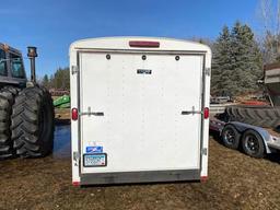 *** 2009 APPROX 18' INTERSTATE THUNDER ROAD CARGO TRAILER, TANDEM AXLE, REAR RAMP DOOR,