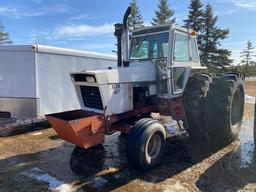 1975 CASE 1370 TRACTOR, 4X3 POWERSHIFT, 2HYD, 3PT, 1 3/8" 1000 PTO, NEWER INSIDE 20.8R38 REARS,