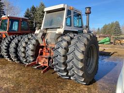 1975 CASE 1370 TRACTOR, 4X3 POWERSHIFT, 2HYD, 3PT, 1 3/8" 1000 PTO, NEWER INSIDE 20.8R38 REARS,
