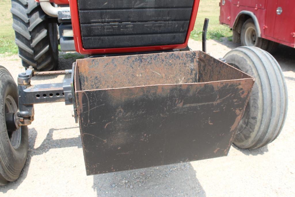 1990 CASE IH 7120 2WD TRACTOR, ROCK BOX, 5877 HRS SHOWING, 18.4R42 LIKE NEW REARS, 3 SCV, 1000 PTO,