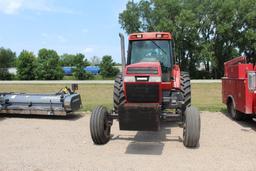 1990 CASE IH 7120 2WD TRACTOR, ROCK BOX, 5877 HRS SHOWING, 18.4R42 LIKE NEW REARS, 3 SCV, 1000 PTO,