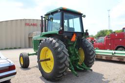 JOHN DEERE 4440, 8 SPD POWER SHIFT, 2WD, 20.8-38 REAR, 7649 HRS, 14L-15 FRONT TIRES, 3PT, 540/1000,
