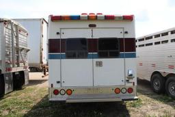 **1997 FORD E-350 AMBULANCE, POWER STROKE DSL ENGINE, 2 WD DRIVE, 306,577 MILES