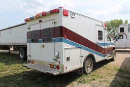 **1997 FORD E-350 AMBULANCE, POWER STROKE DSL ENGINE, 2 WD DRIVE, 306,577 MILES