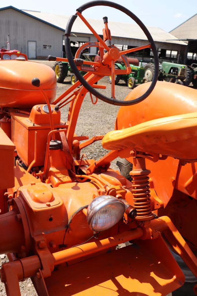 AC WD 45 DSL, NF, GOOD 14.9-28 TIRES, SNAP COUPLERS, PTO, RUNS AND DRIVES, WD230651D,