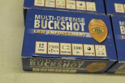 (4) BOXES OF MULTI-DEFENSE BUCKSHOT LAW ENFORCEMENT 12 GAUGE SHELLS