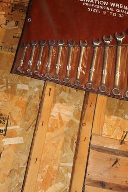 14 PC COMBINATION WRENCH SET, 9MM TO 32MM