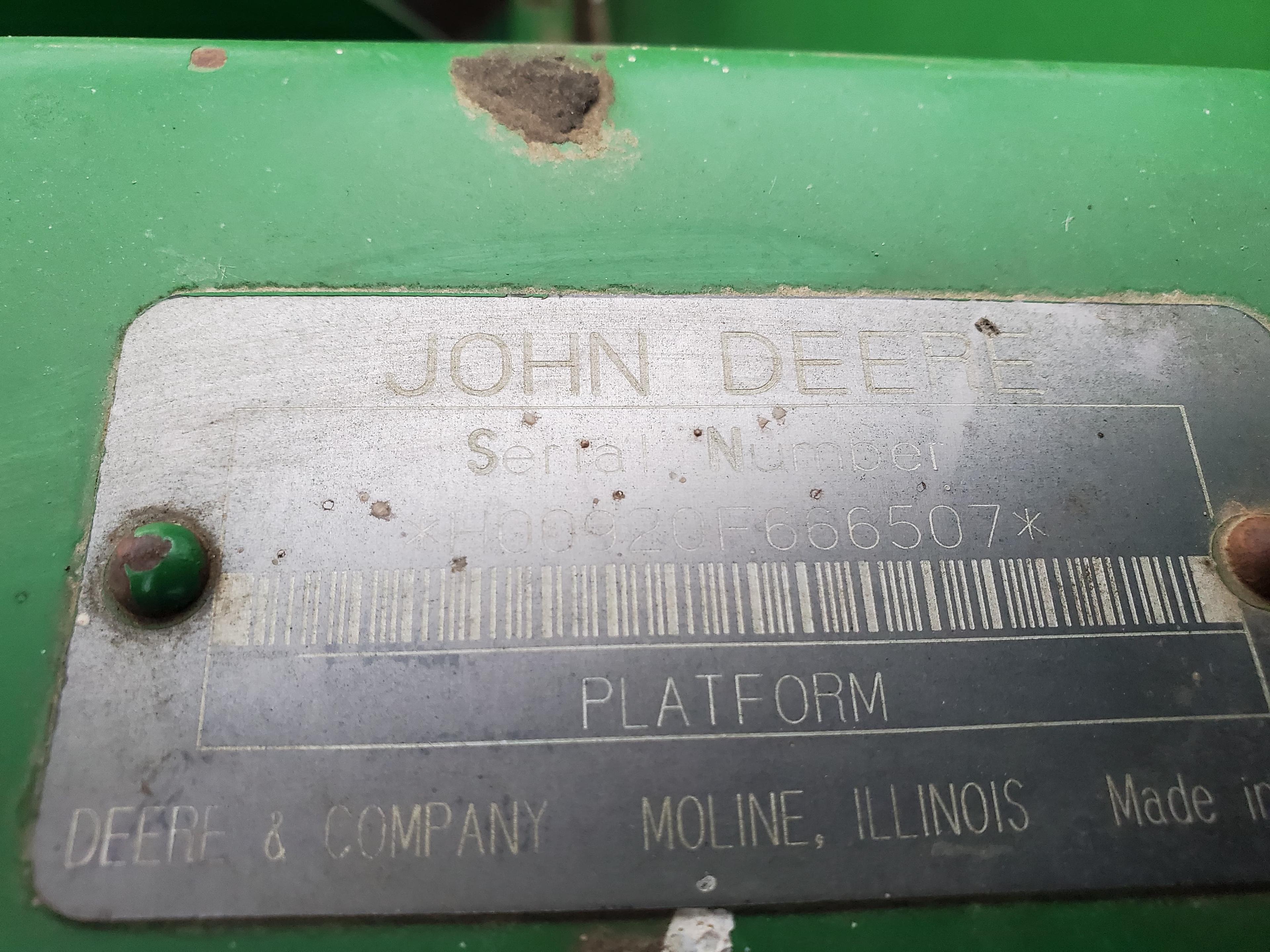 John Deere 920 Flex Head