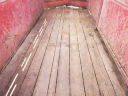 2006 Moritz 16' Bumper Hitch Stock Tandem Axle Trailer