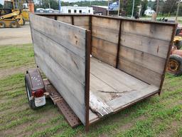 5 1/2' X 8' Car Carrier Utility Trailer
