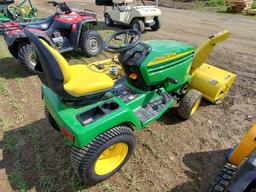John Deere GX345 Lawn And Garden Tractor With 407.2 Hours